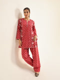 Red Farshi With Short Kurta