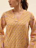 Yellow Farshi With Short Kurti
