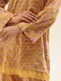 Yellow Farshi With Short Kurti