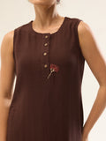 Brown Kurta Plazzo Set