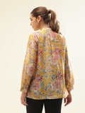 Yellow Chanderi Shirt