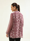 Maroon Chanderi Shirt