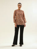 Beige Chanderi Shirt