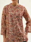 Beige Chanderi Shirt