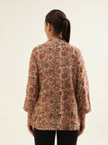 Beige Chanderi Shirt