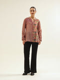 Brown Chanderi Shirt