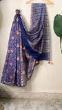Purple Chanderi Saree