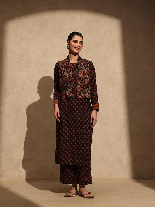 Jacket Style Black Suit