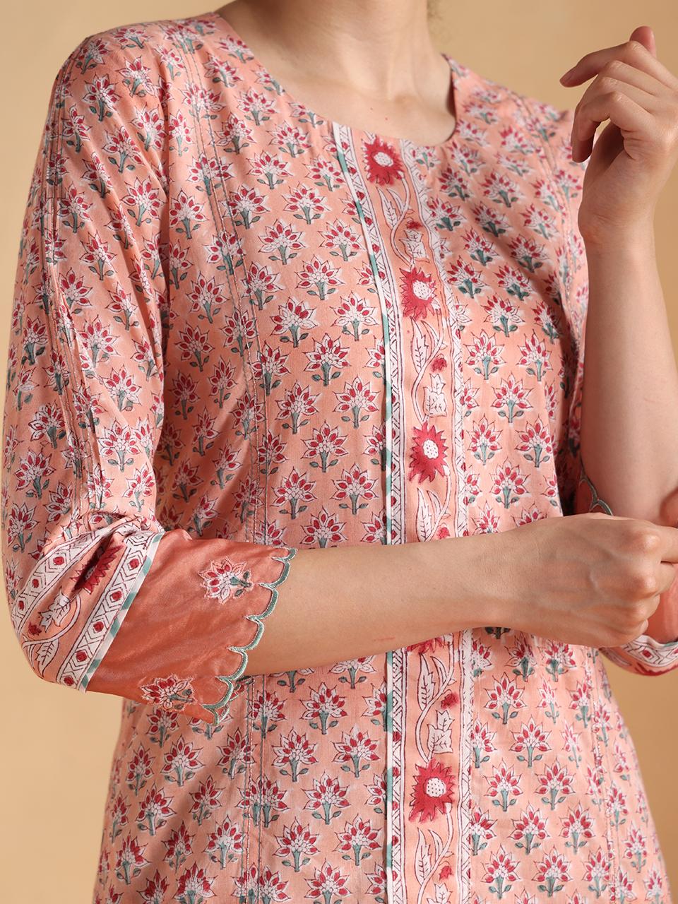 PEACH RAAG FULL SUIT