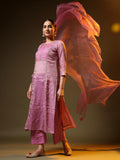 Pink Festive Chanderi Full Suit