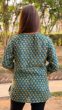 Green Chanderi Shirt
