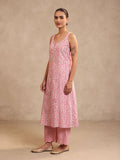 PINK SLEEVE-LESS SUIT
