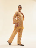 Yellow Farshi With Short Kurti
