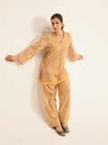 Yellow Farshi With Short Kurti