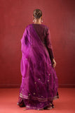 Purple Angrakha Anarkali