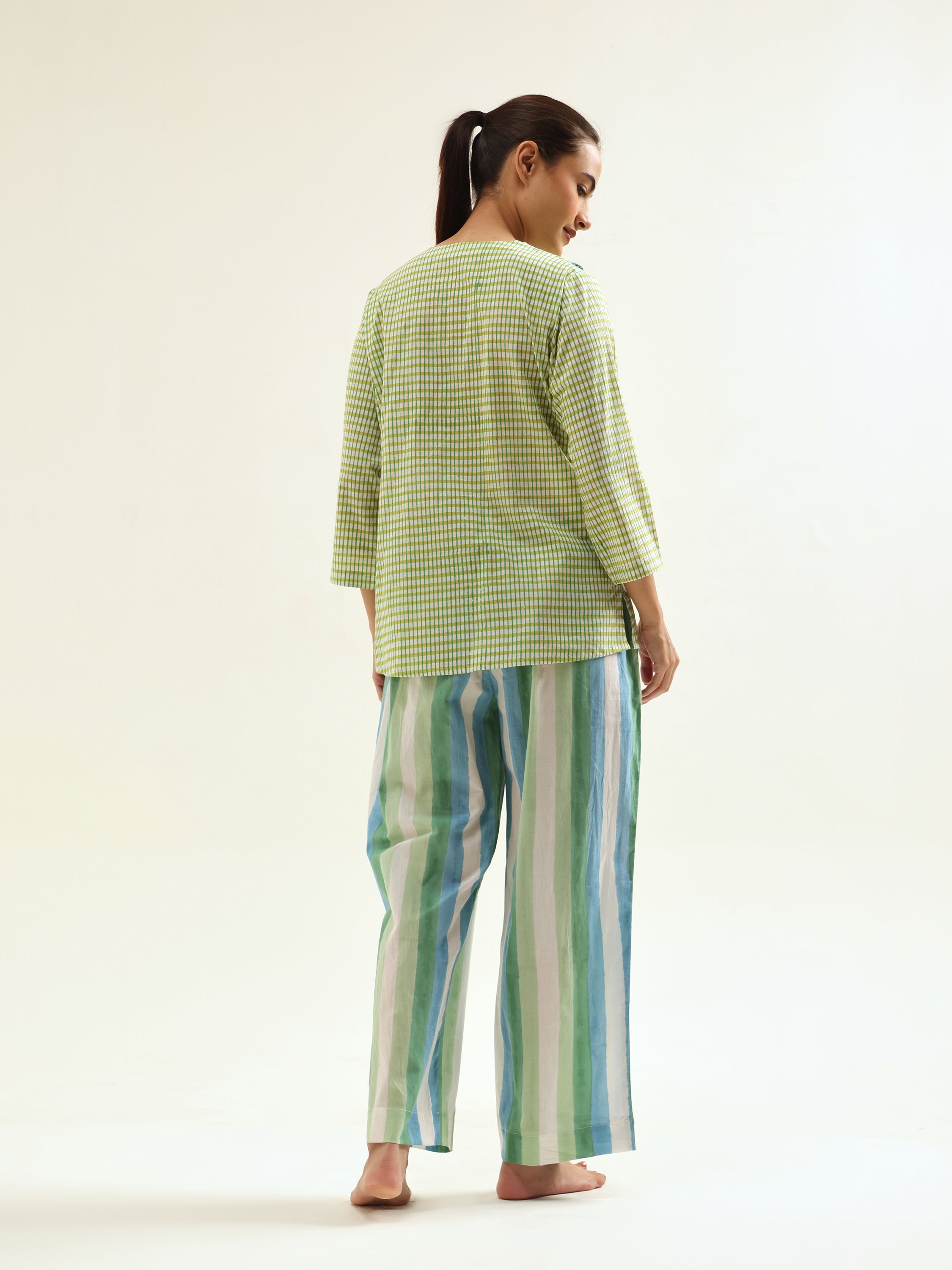Green-Blue Night Suit