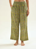 Green Kaftan Night Suit