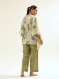 Green Kaftan Night Suit