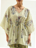 Green Kaftan Night Suit