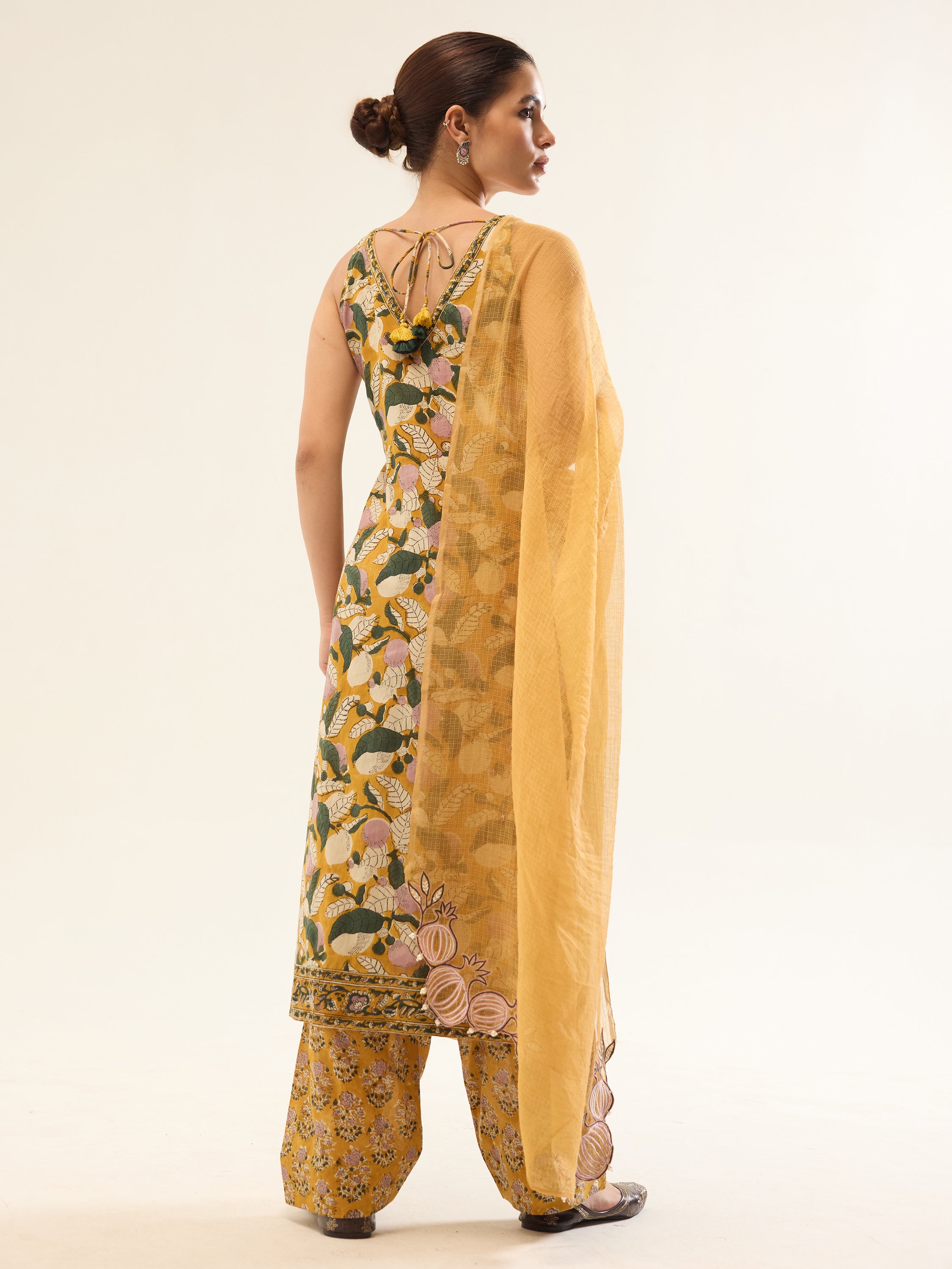 Yellow Farshi Salwar Suit
