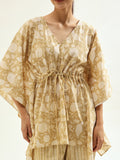 Mustard Kaftan Night Suit
