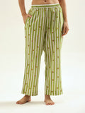 Green-White Night Suit