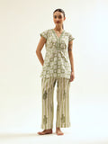 Sea- Green Night Suit