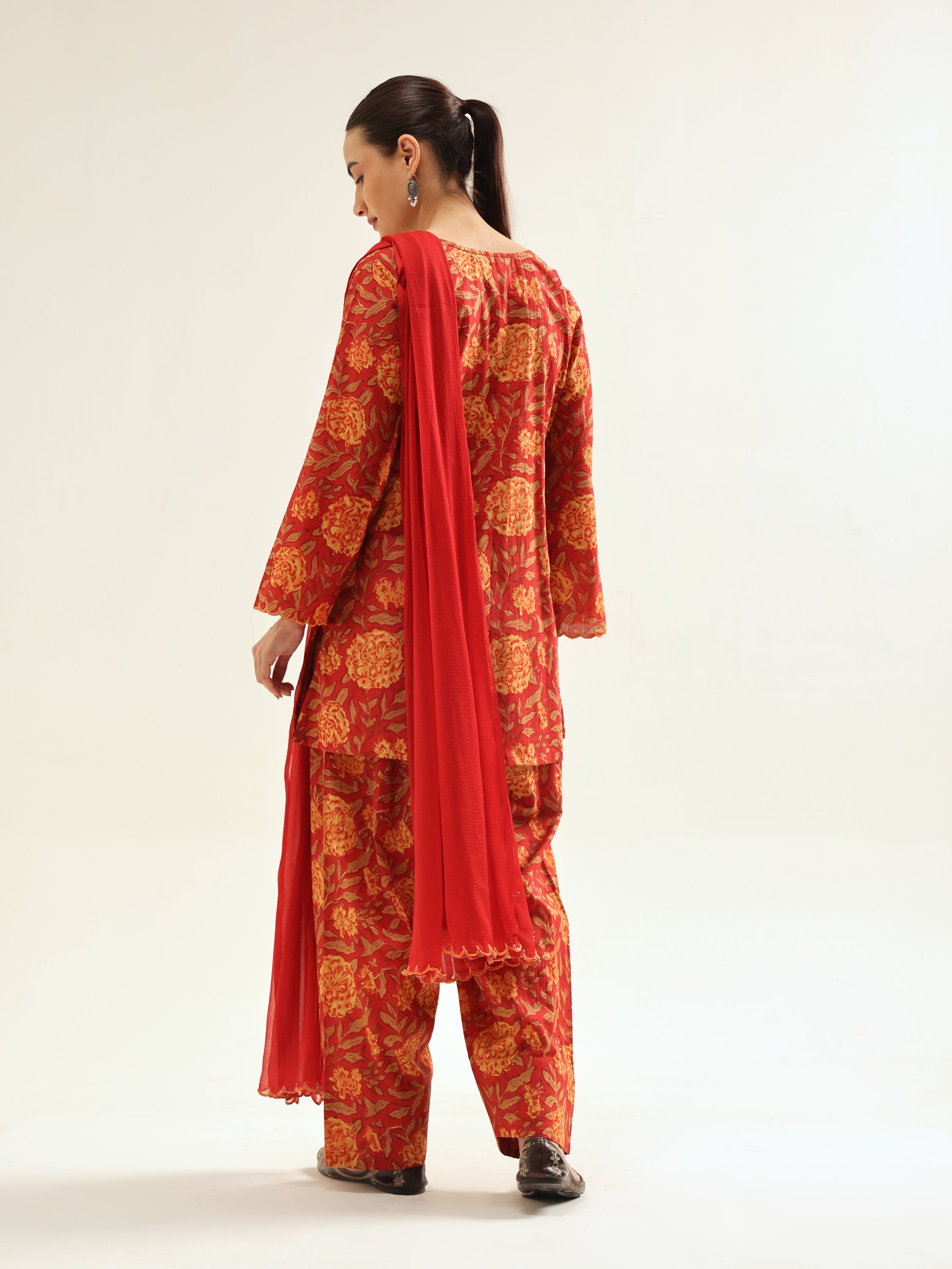 Orange Farshi Salwar