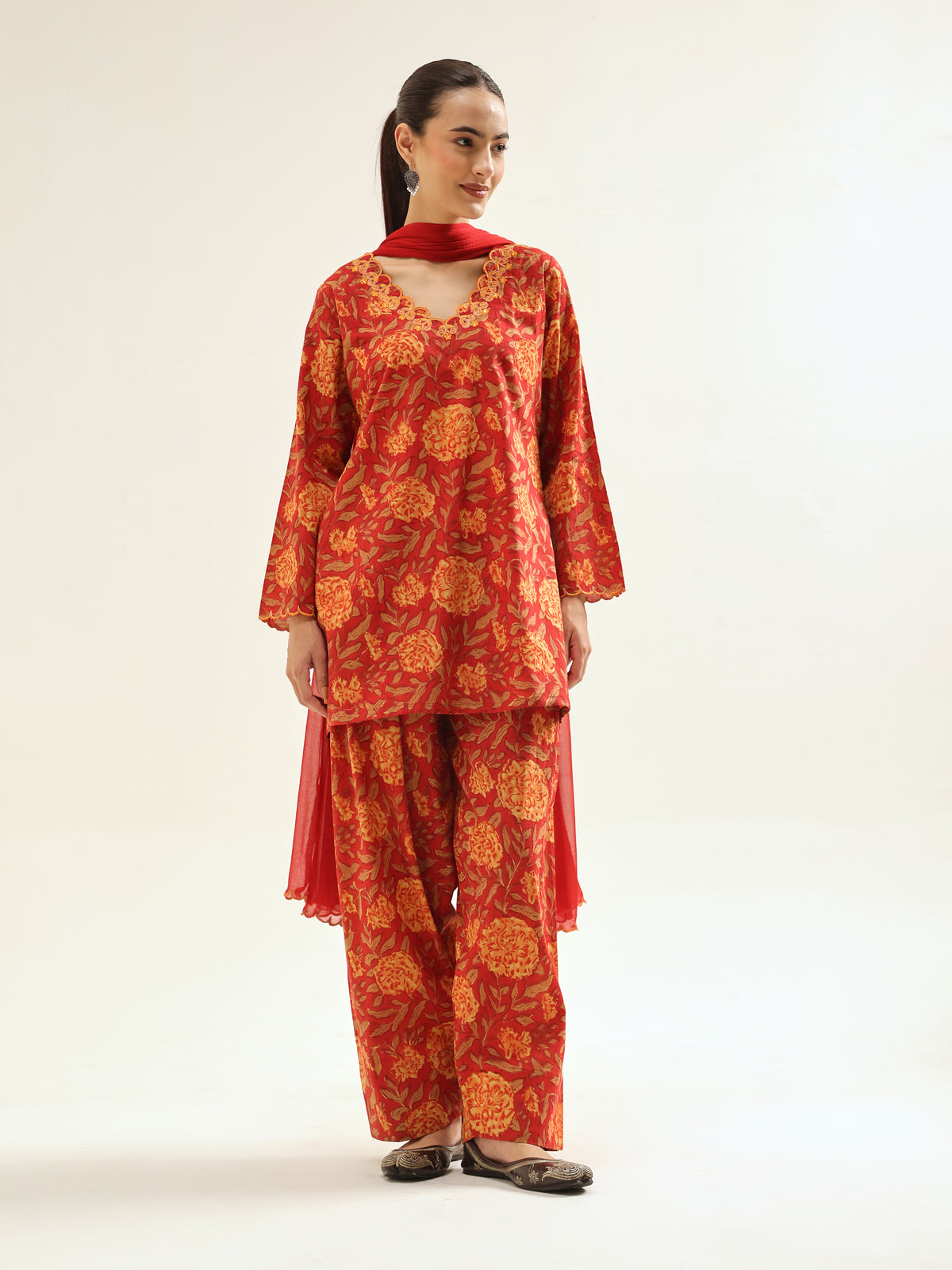 Orange Farshi Salwar