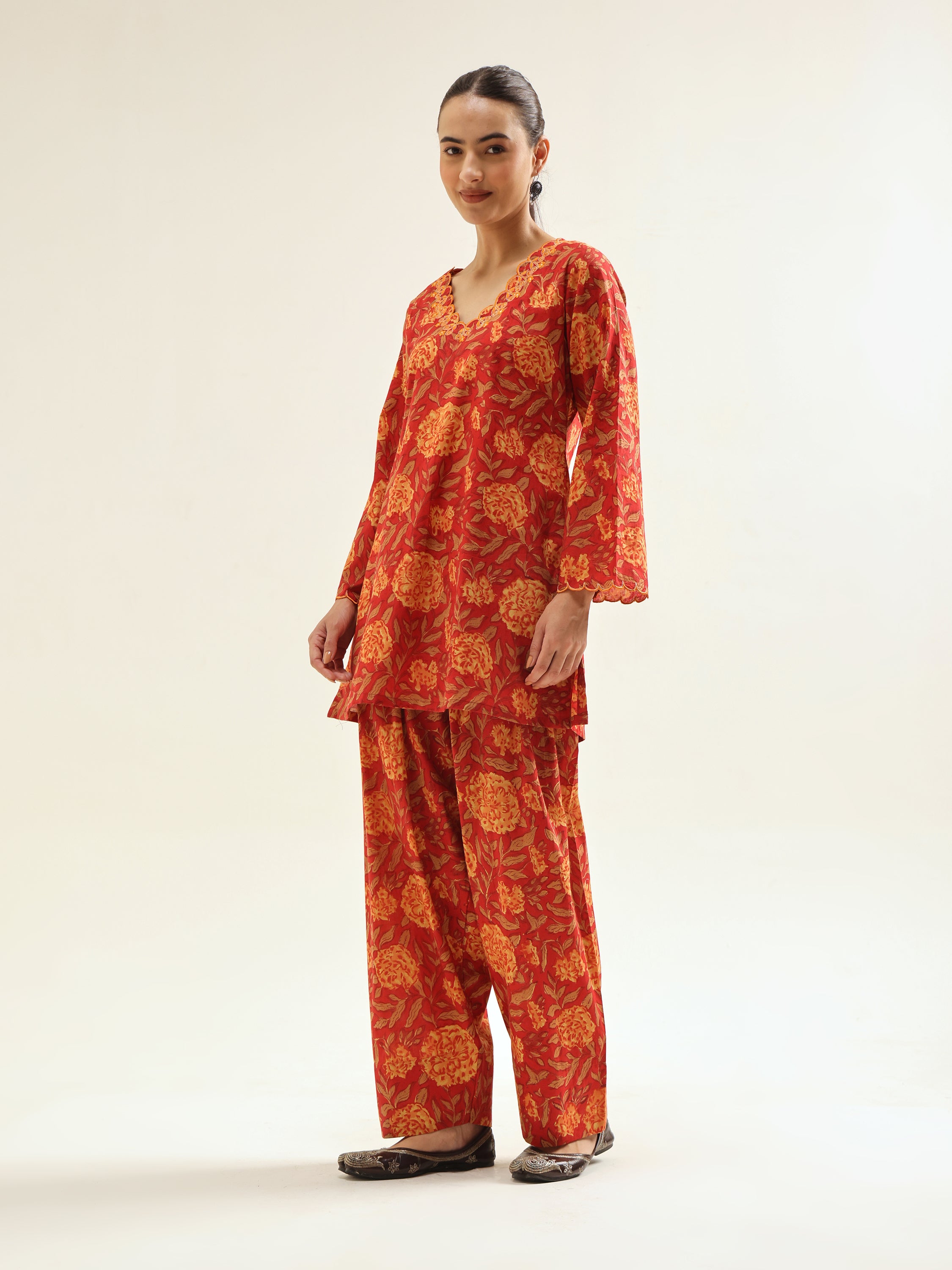 Orange Farshi Salwar