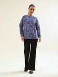 Dark Blue Chanderi Shirt