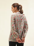 Green-Pink Chanderi Shirt