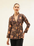 Black Chanderi Shirt