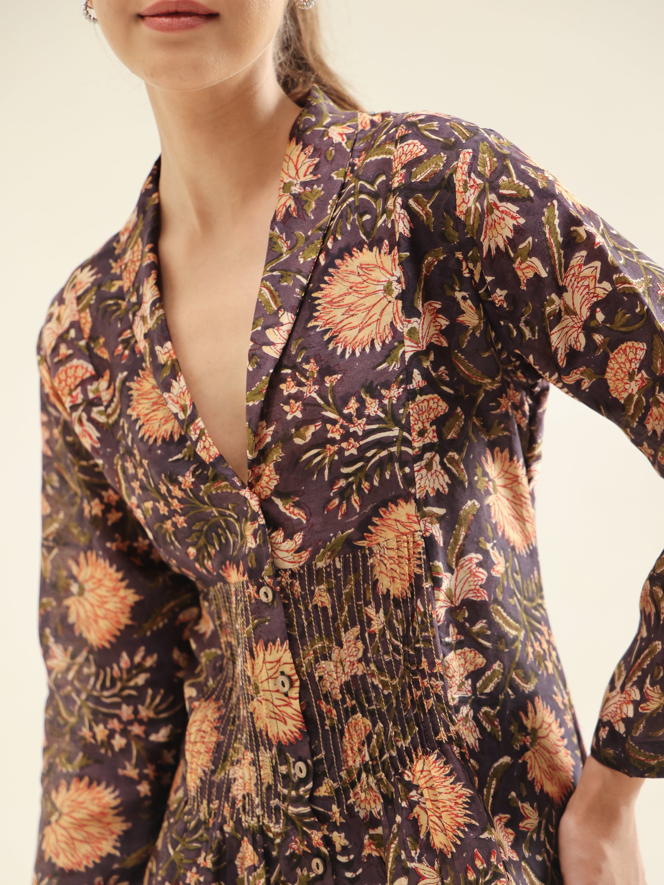 Black Chanderi Shirt