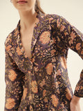 Black Chanderi Shirt