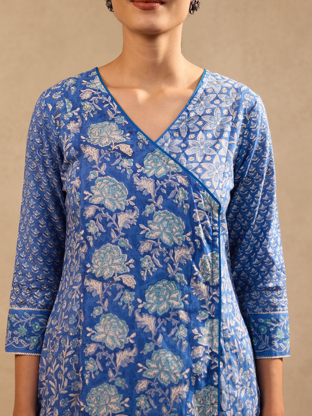 SKY BLUE ANGRAKHA FULL SUIT