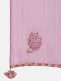 CRÈME & PINK PANEL KURTA SET
