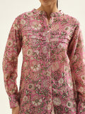 Pink Chanderi Shirt