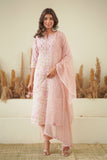 PEACH KURTA SET