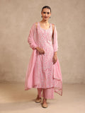 PINK SLEEVE-LESS SUIT