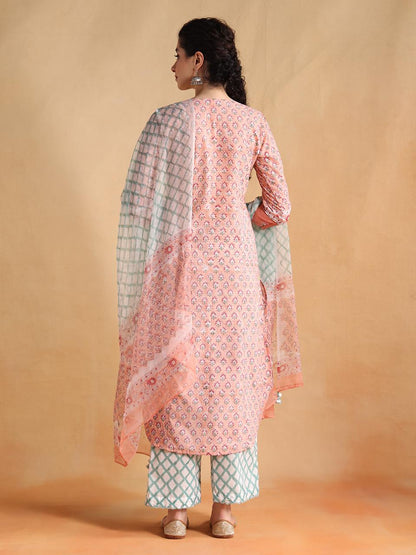 PEACH RAAG FULL SUIT