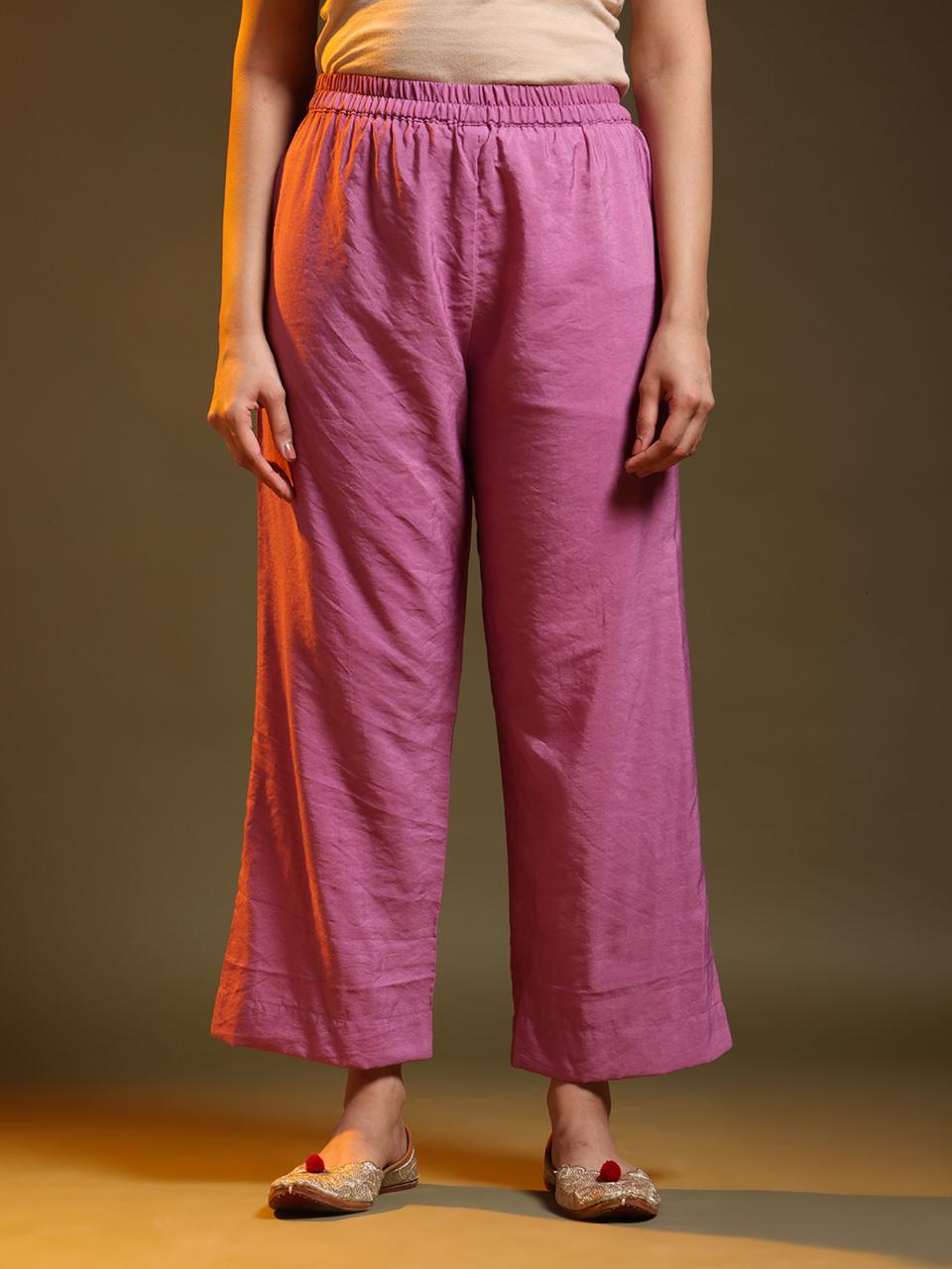 Pink Festive Chanderi Full Suit