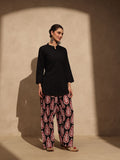 Black Kurta with farsai salwar