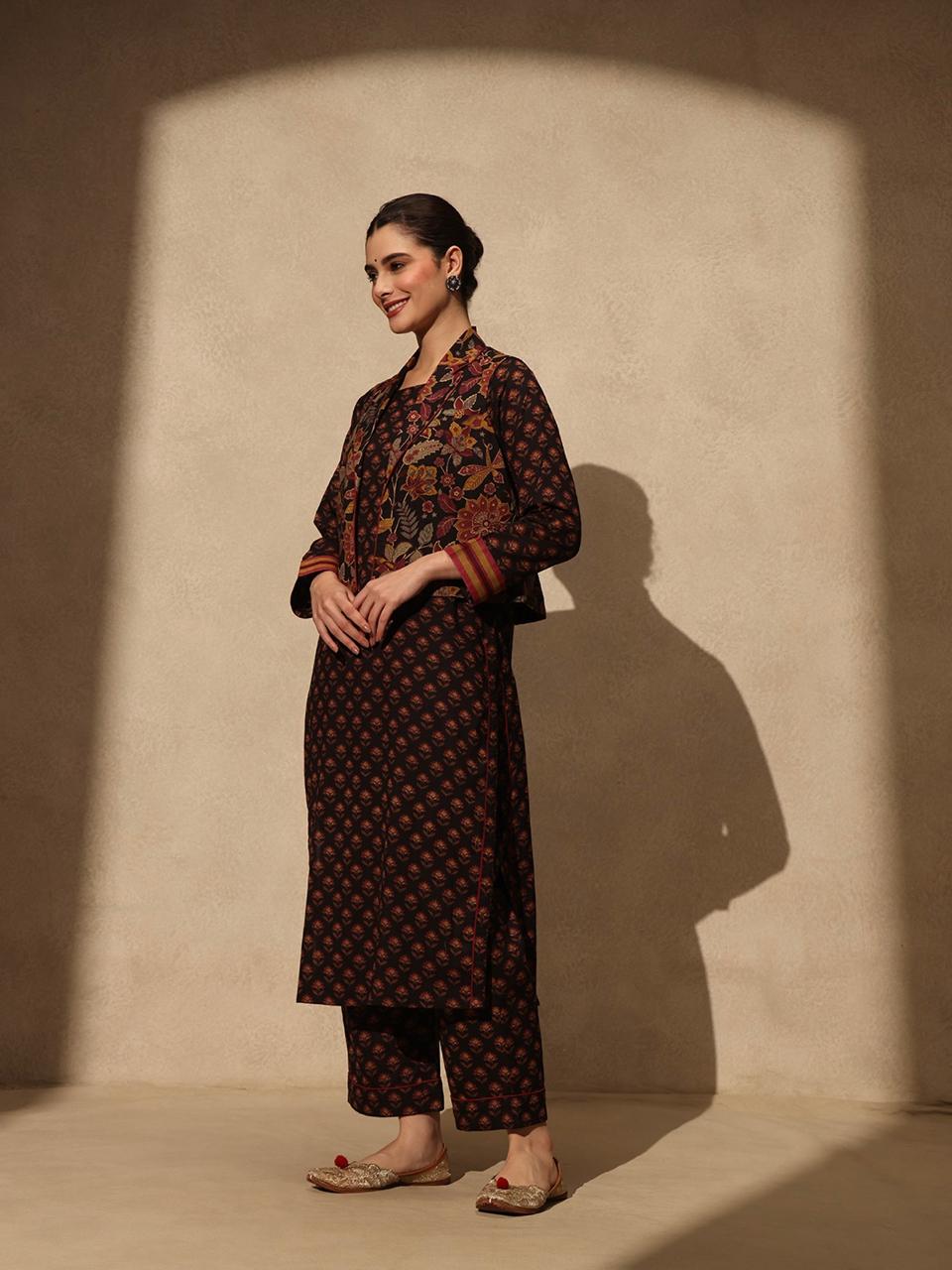 Jacket Style Black Suit