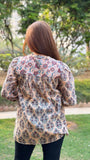 Beige Chanderi Shirt