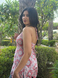 Baby Pink Backless Short Kurti