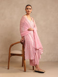 PINK SLEEVE-LESS SUIT